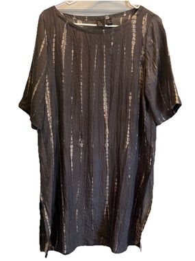 the fisher project Silk Tunic Gray Size Small